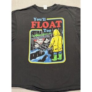 "IT" Pennywise Clown Men's 2XL T-Shirt Steven King IT Halloween Graphic Tee